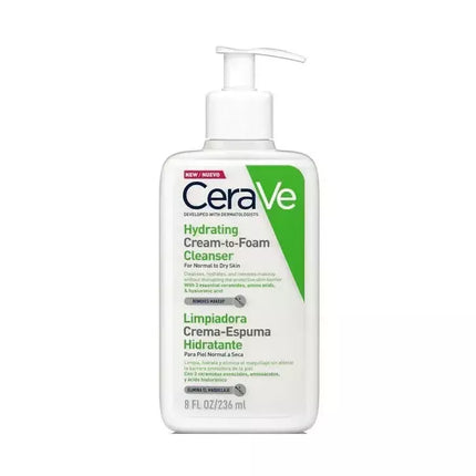 CeraVe drėkinamasis putojantis prausiklis normaliai ir sausai odai 236ml