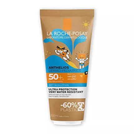 La Roche Posay Anthelios Dermo Pediatrics Šlapias odos gelio losjonas SPF50 200ml