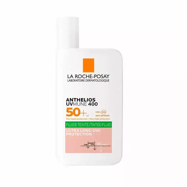 Anthelios Uv-Mune 400 Oil Control Fluid Spalvotas SPF50+ - 50ml