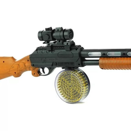 Automatinis ginklas AK 868-1 Šviečia ir groja, 60 cm