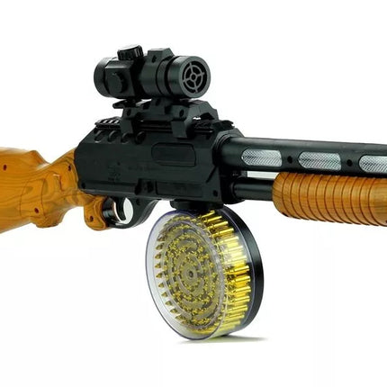 Automatinis ginklas AK 868-1 Šviečia ir groja, 60 cm