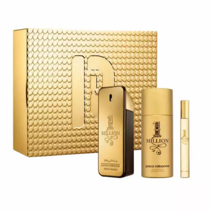 Paco Rabanne 1 Million Tualetinis Vanduo Purškiklis 100ml Rinkinys 3 Vnt.