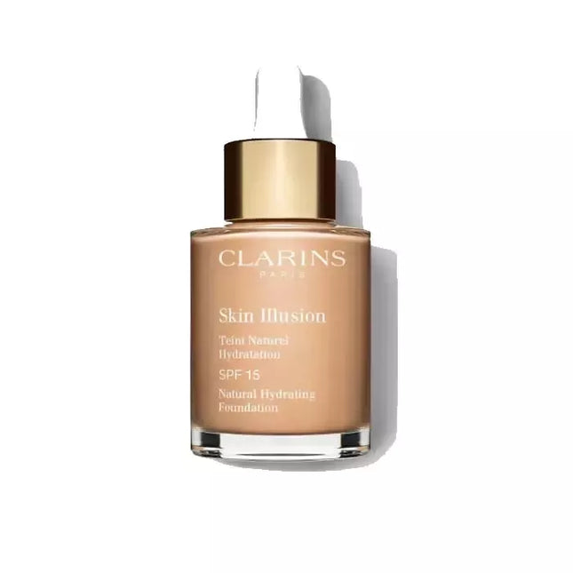 Clarins Skin Illusion Natūraliai drėkinantis makiažo pagrindas su SPF15 108.3 Organza 30ml