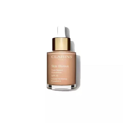 Clarins "Oda" drėkinamasis makiažo pagrindas su SPF 15, 109 Kviečių spalvos, 30ml