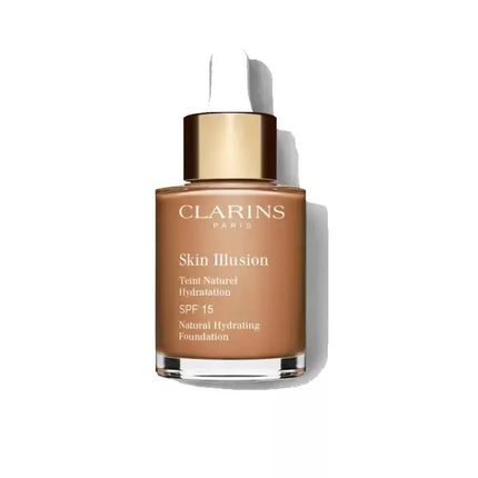Clarins "Oda" drėkinamasis makiažo pagrindas su SPF15, atspalvis 113 Chestnut, 30ml