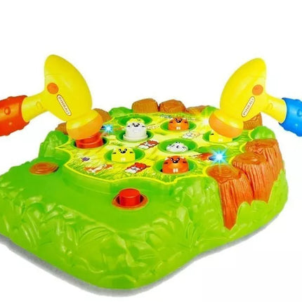 Žaidimas "Whack a Mole" – elektrinis žaidimas su plaktukais ir garsais