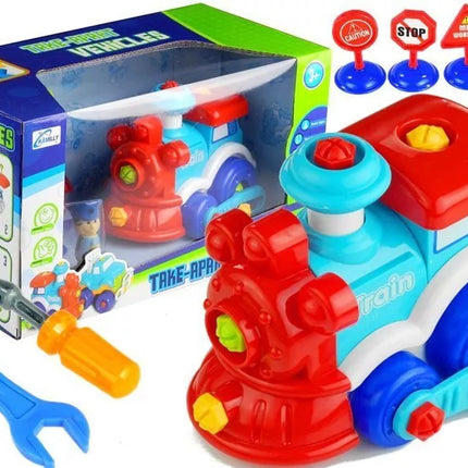 Atskiriamos traukinio bėgių figūrėlės