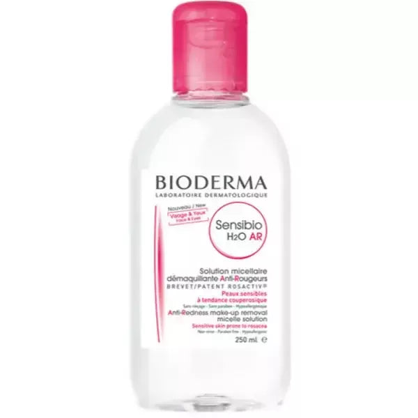 Bioderma Sensibio H2O Ar Vandens Pašalinimo Priemonė Nuo Paraudimo 250ml