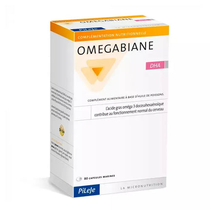 Pileje Omegabiane Dha 80 kapsulių