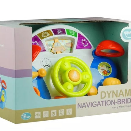 Interaktyvus vairas vaikams prietaisų skydelio garsai