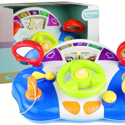 Interaktyvus vairas vaikams prietaisų skydelio garsai