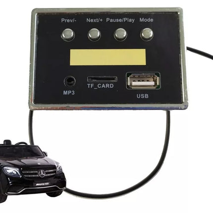 Muzikos skydelis, skirtas Mercedes GLS63 automobiliui