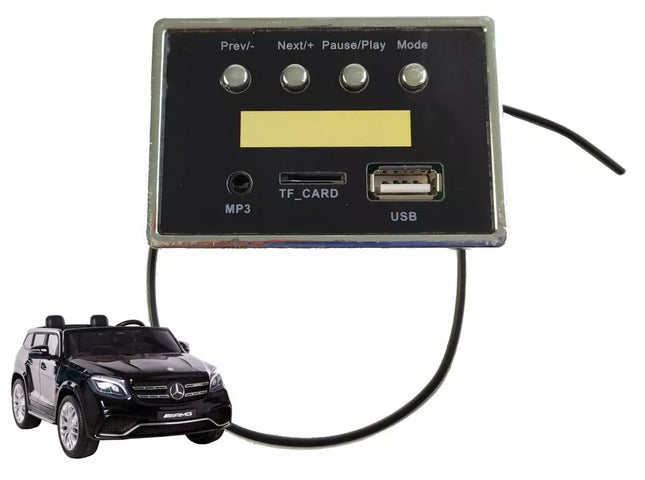 Muzikos skydelis, skirtas Mercedes GLS63 automobiliui