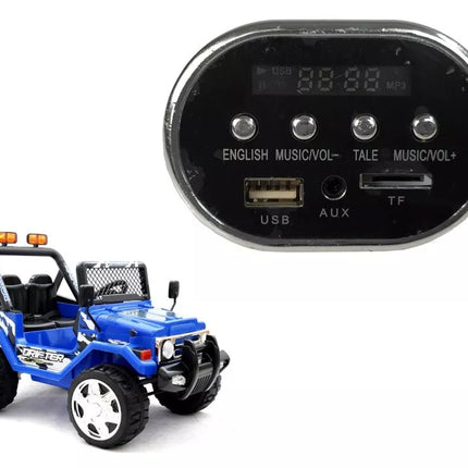 Muzikinis skydelis automobiliui Akumuliatorinis Jeep S618