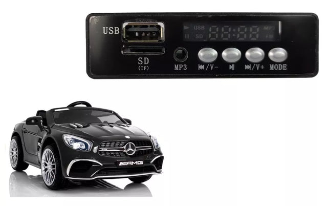 Muzikos skydelis Mercedes SL65 XMX602