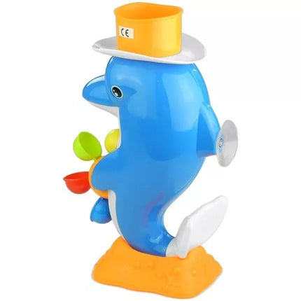 Delfinų bėgimo takeliai žaislas vonios baseino fontanas