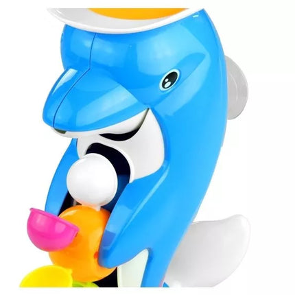 Delfinų bėgimo takeliai žaislas vonios baseino fontanas