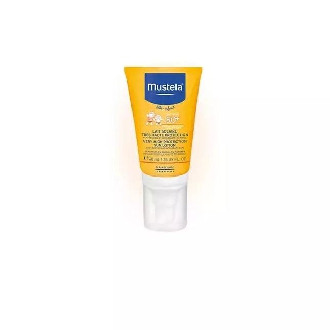 Mustela Kūdikiams SPF50+ Labai Aukštos Apsaugos Saulės Losjonas 40ml