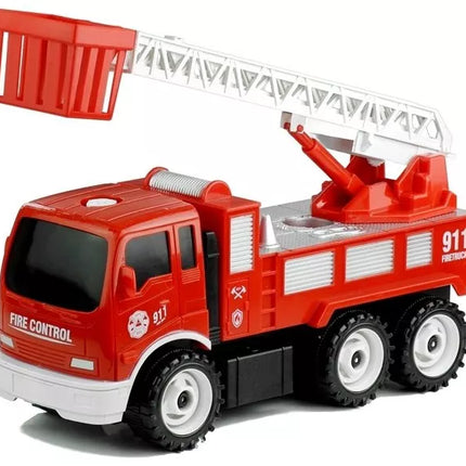 Gaisrinė mašina atsukamam nusileidimo takui + įrankiai