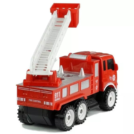 Gaisrinė mašina atsukamam nusileidimo takui + įrankiai
