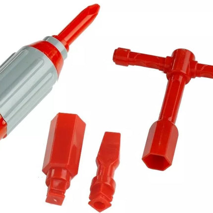 Gaisrinė mašina atsukamam nusileidimo takui + įrankiai