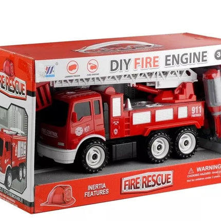 Gaisrinė mašina atsukamam nusileidimo takui + įrankiai