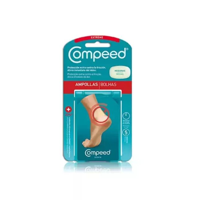 COMPEED Pūslių lopai vidutinio dydžio +20% 5 vnt.