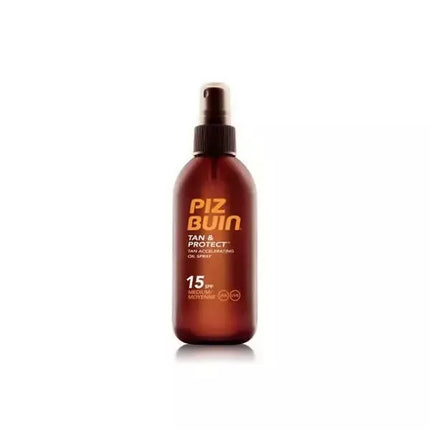 Piz Buin "Tan & Protect" Įdegį Akseleruojantis Aliejus Purškiklis SPF15 150ml
