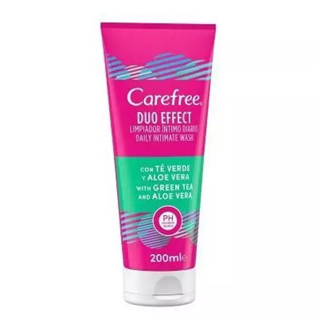 Carefree Duo Effect Intymus Prausiklis Žalioji Arbata & Alavijas 200ml