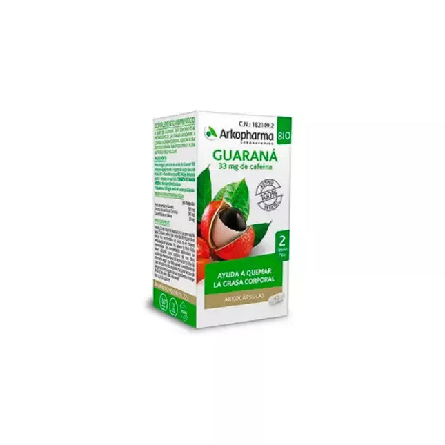 Arkopharma Guarana 45 kapsulės