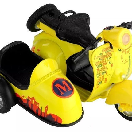 Žaislinis motociklas 3 spalvų, važiuoja, šviečia, žaidimas 1:14
