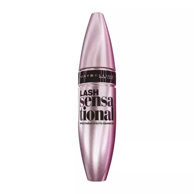 Maybelline Lash Sensational blakstienų tušas, suteikiantis pilno vėduoklės efekto, 001 Black