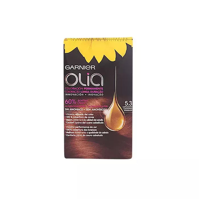 Garnier Olia Nu permanentūs dažai 5,3 Kapučino