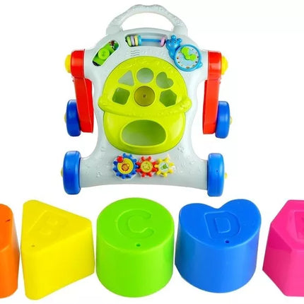 Spalvingas stumdukas-vaikštynė kūdikiams su garso ir šviesos efektais
