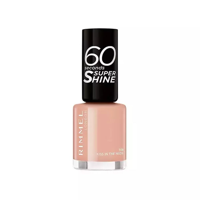Rimmel 60 Seconds Super Shine 708 Kiss In The Nude