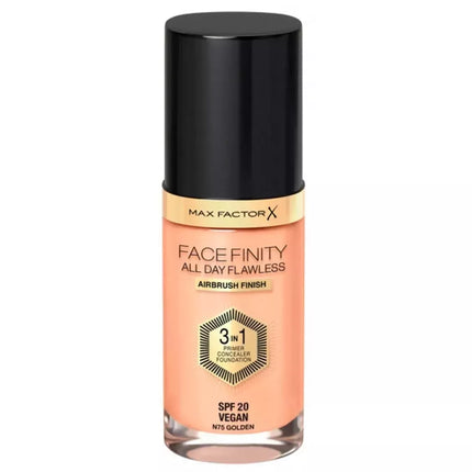 Max Factor Facefinity 3 viename gruntas, korektorius ir makiažo pagrindas 75-Golden 30ml