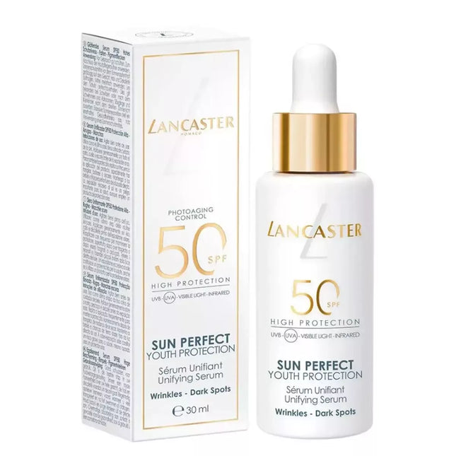 Lancaster Sun Perfect Jaunystės Apsauga Vienodinantis Serumas Tamsioms Dėmėms SPF50 30ml