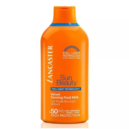Lancaster Sun Beauty Aksominio įdegio losjonas pienelis SPF50 400ml