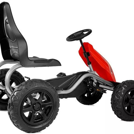 Gokartas B012 Pripučiamos Padangos Raudonas