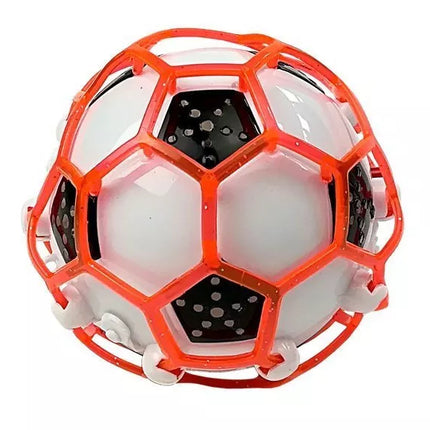 Šokinėjantis šokantis kamuolys, futbolas, žaidimo šviesa