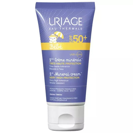 Uriage Kūdikių Mineralinis Kremas SPF50+ 50ml