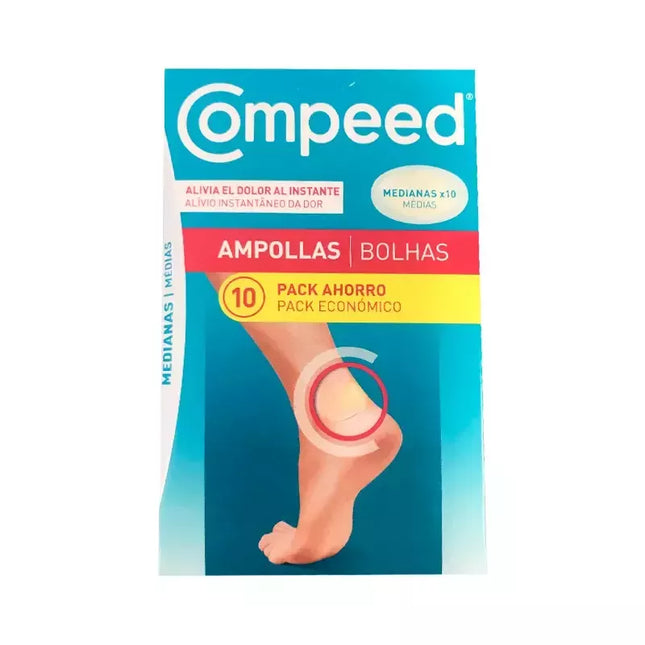 Compeed Pūslėlių mažinimo rinkinys, vidutinis, 10 vnt.