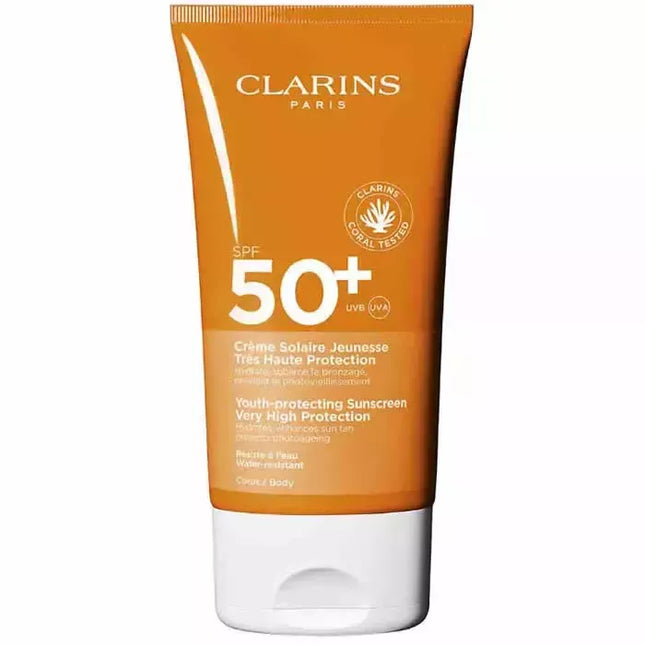 Clarins Apsauginis nuo senėjimo SPF50+ kremas nuo saulės 150ml