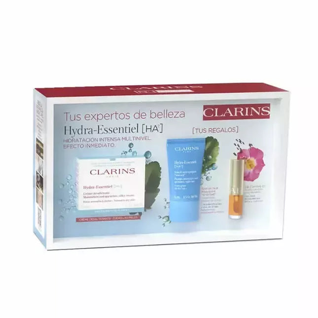 Clarins Hydra-Essentiel šilkinis kremas 50ml rinkinys 3 vnt.