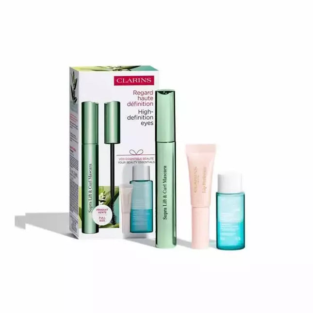 Clarins Supra Lift And Curl Blakstienų Tušas Rinkinys 3 Dalys