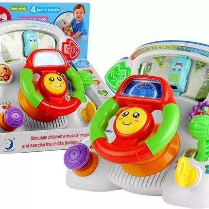 Interaktyvus vairas su edukaciniais garsais ir šviesomis