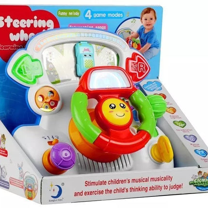 Interaktyvus vairas su edukaciniais garsais ir šviesomis