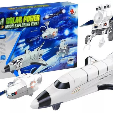 Erdvėlaivis Saulės Energija 3 viename Mėnulio Tyrinėjimo Laivynas "Pasidaryk pats" Kūrybinis