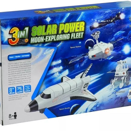 Erdvėlaivis Saulės Energija 3 viename Mėnulio Tyrinėjimo Laivynas "Pasidaryk pats" Kūrybinis