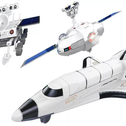 Erdvėlaivis Saulės Energija 3 viename Mėnulio Tyrinėjimo Laivynas "Pasidaryk pats" Kūrybinis